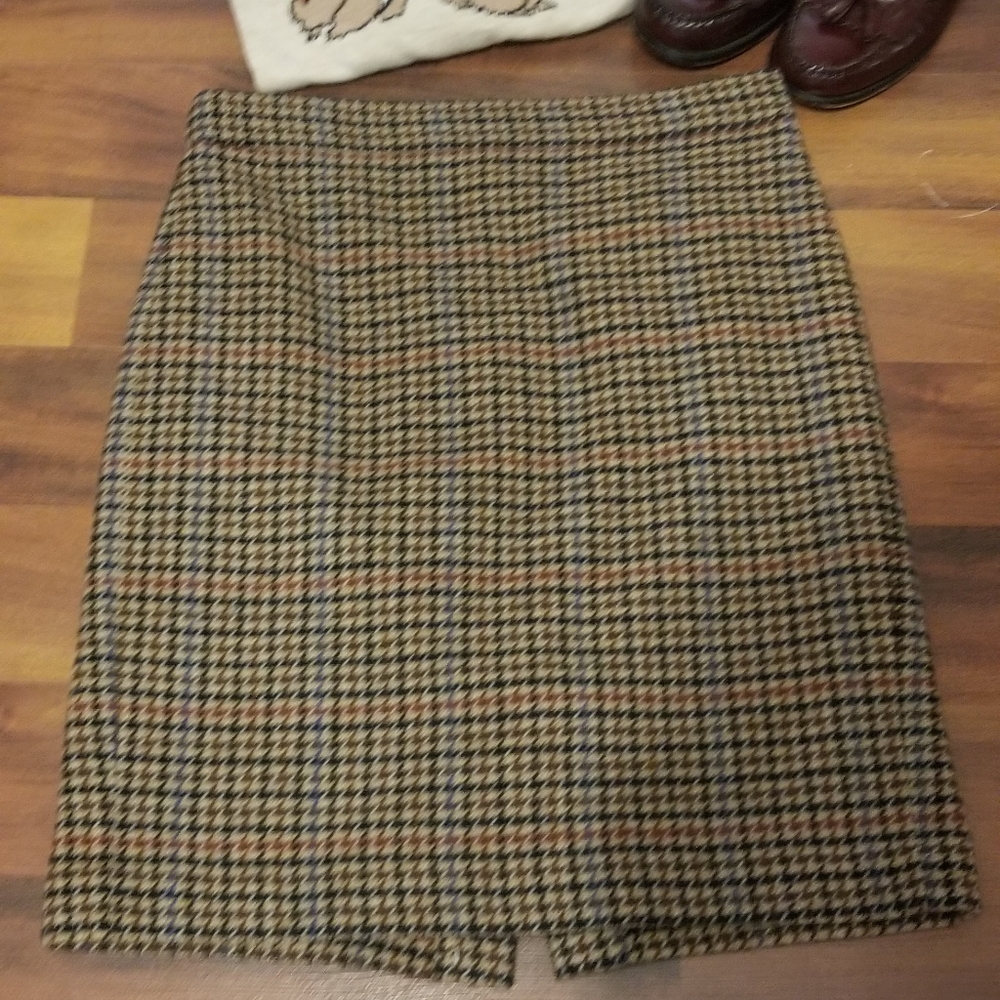 J.Crew Tweed pencil skirt size 0 EUC - Picture 8 of 8